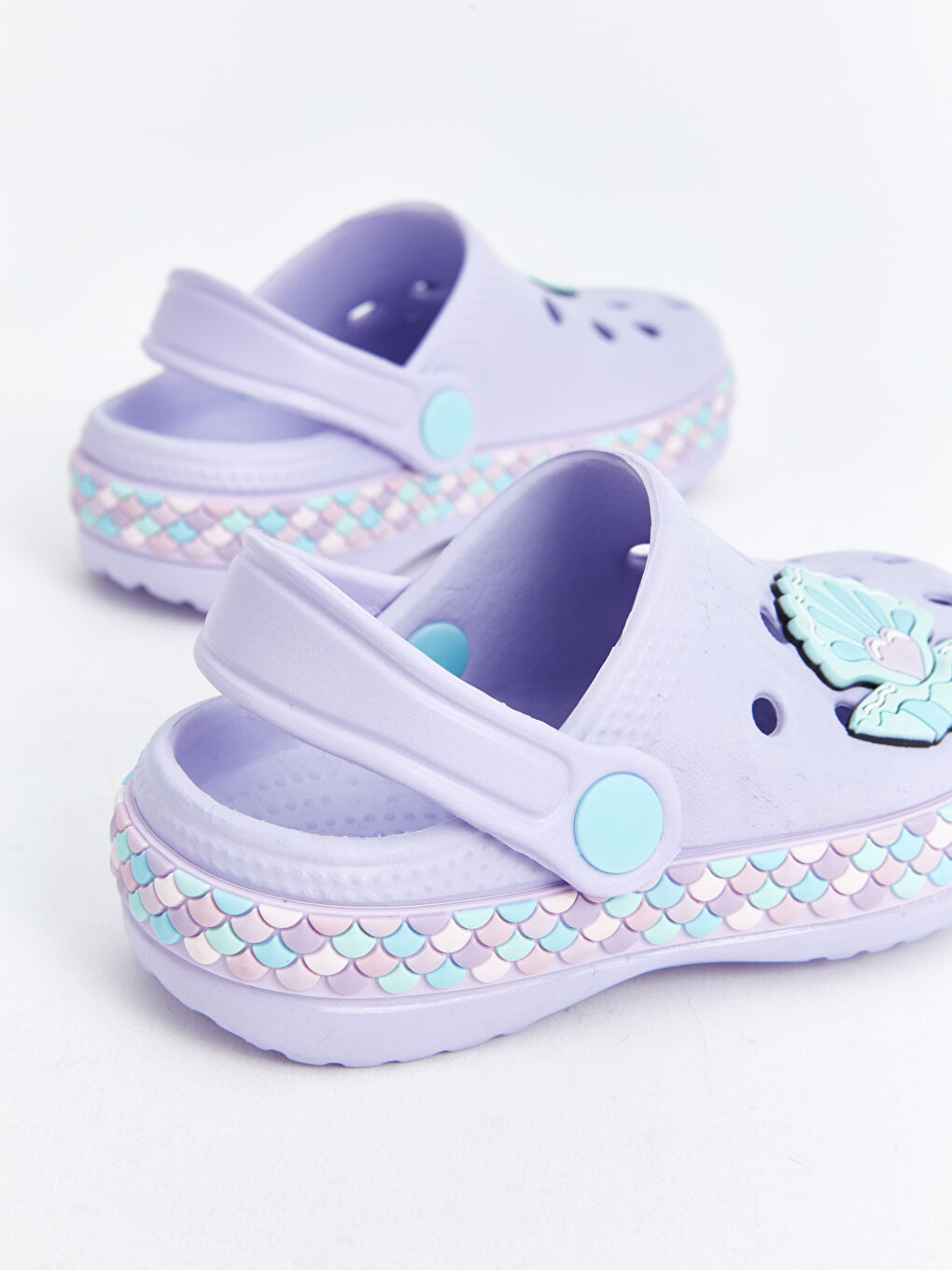 Пляжные сандалии с принтом для малышек девочек-4