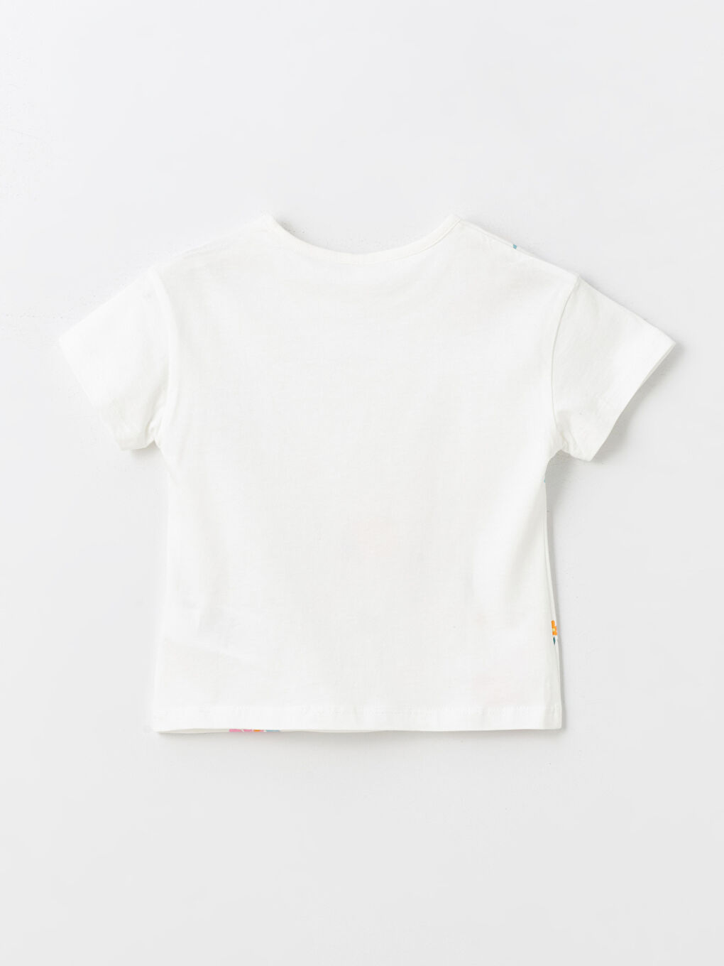 Crew Neck Printed Short Sleeve Baby Girl T-Shirt, Pack of 2 -S4H187Z1-QWT