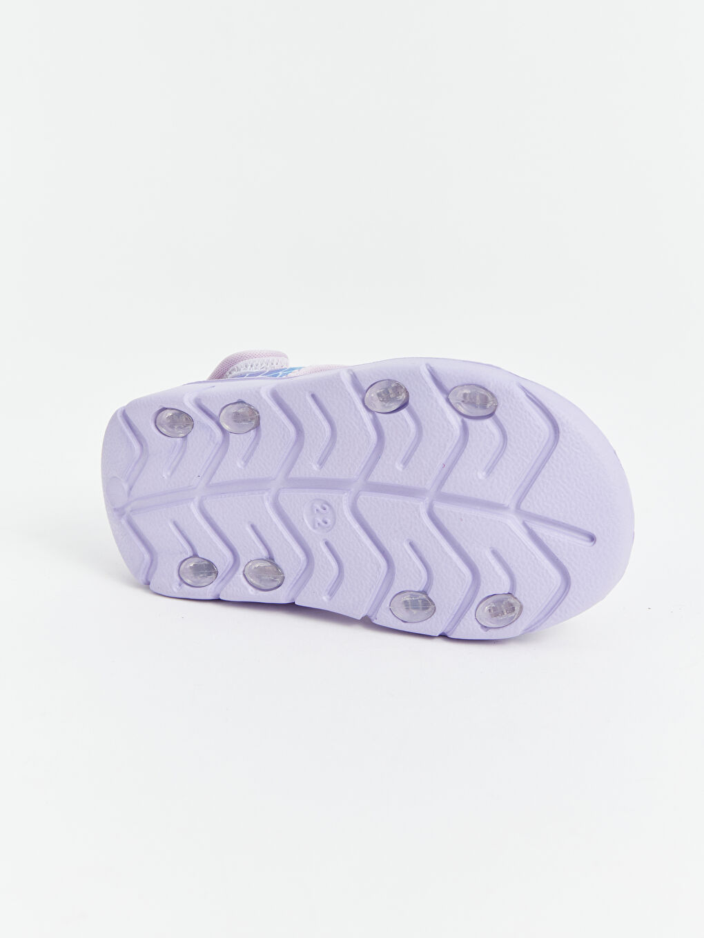 LCW STEPS Printed Hook and Loop Closure Baby Girl Sandals -S4H244Z1-LSC