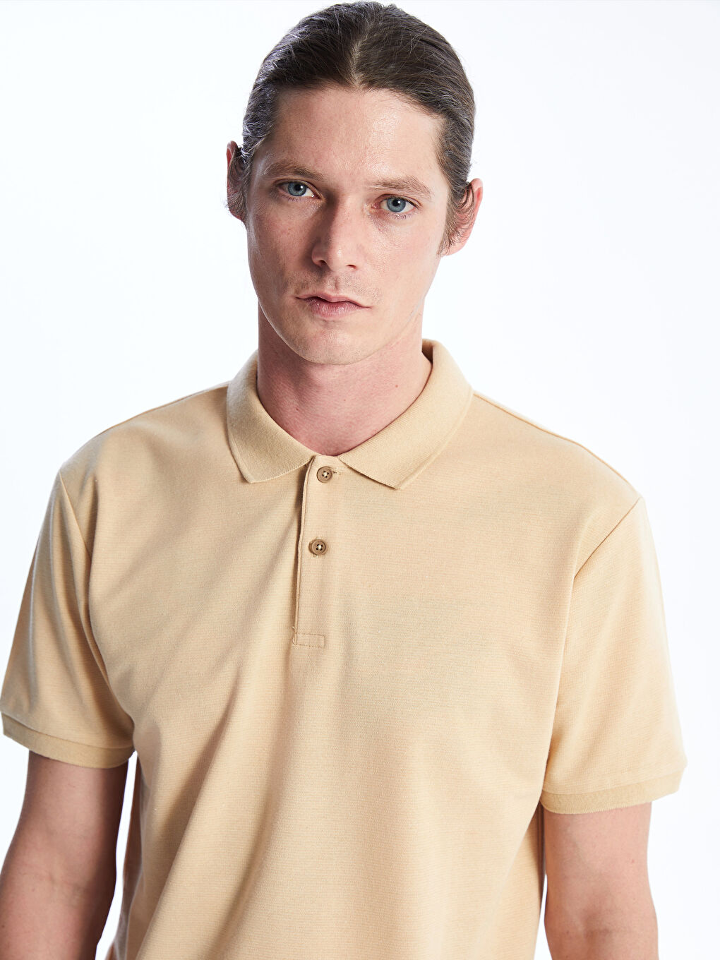 Polo Neck Short Sleeve Pique Men's T-Shirt -S4H278Z8-Y9H