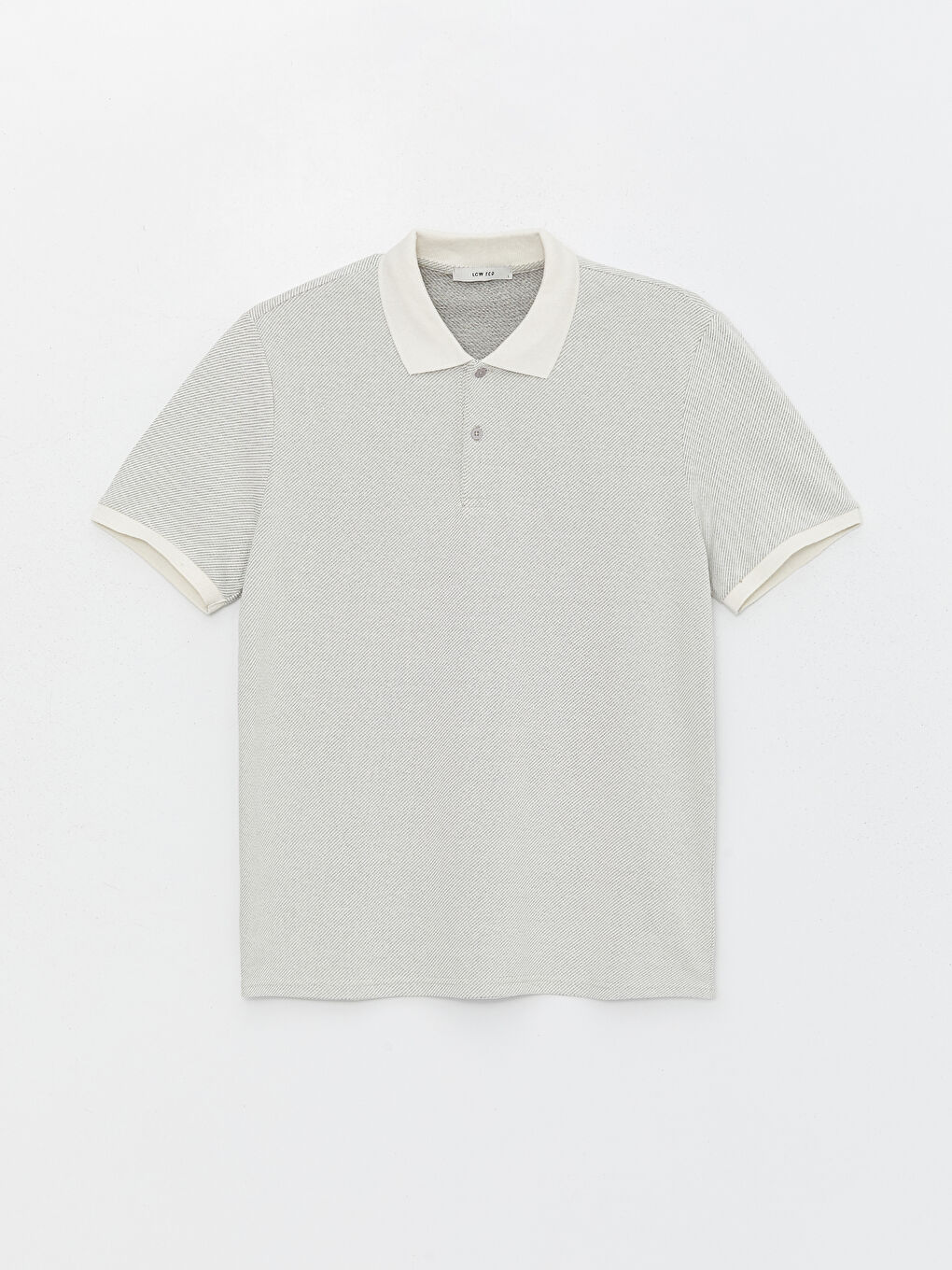 Polo Neck Short Sleeve Pique Men's T-Shirt-5