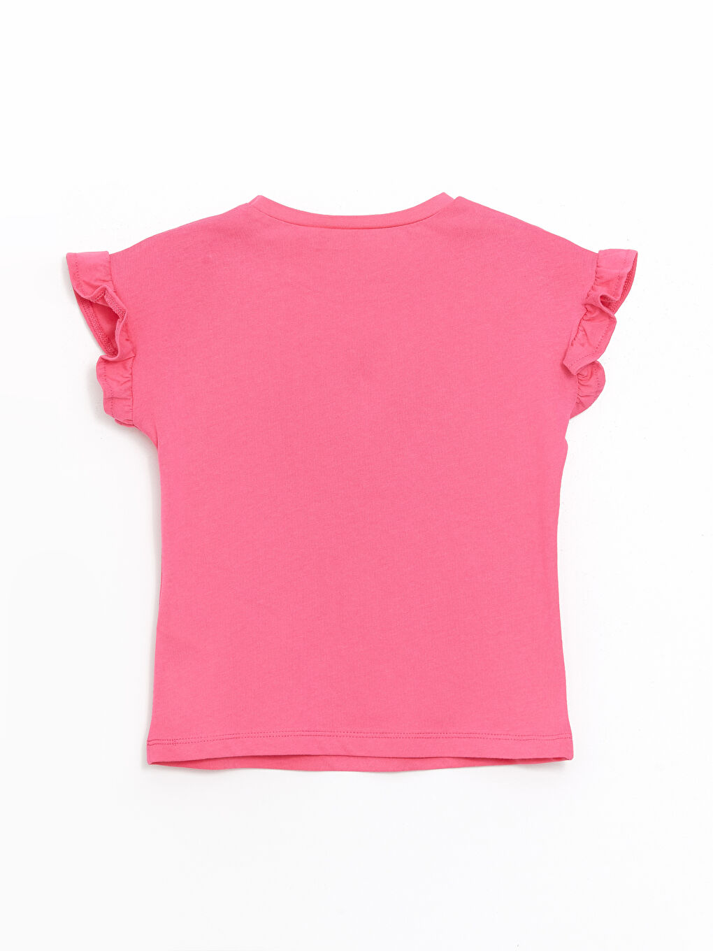 Crew Neck Short Sleeve Paw Oil Printed Baby Girl T-Shirt -S4H310Z1-GSY