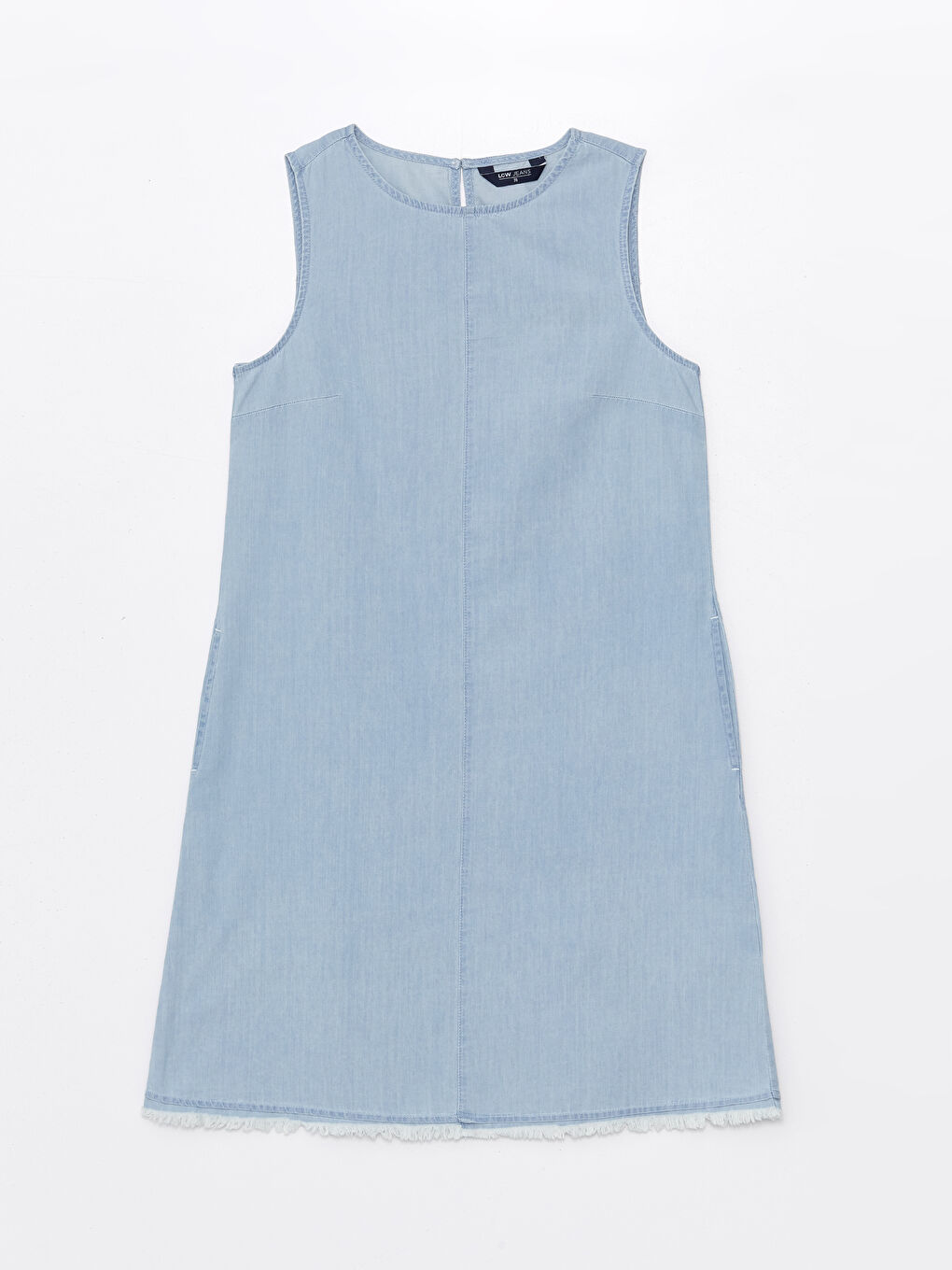 LC Waikiki Crew Neck Women's Denim Dress -S4H354Z8-315