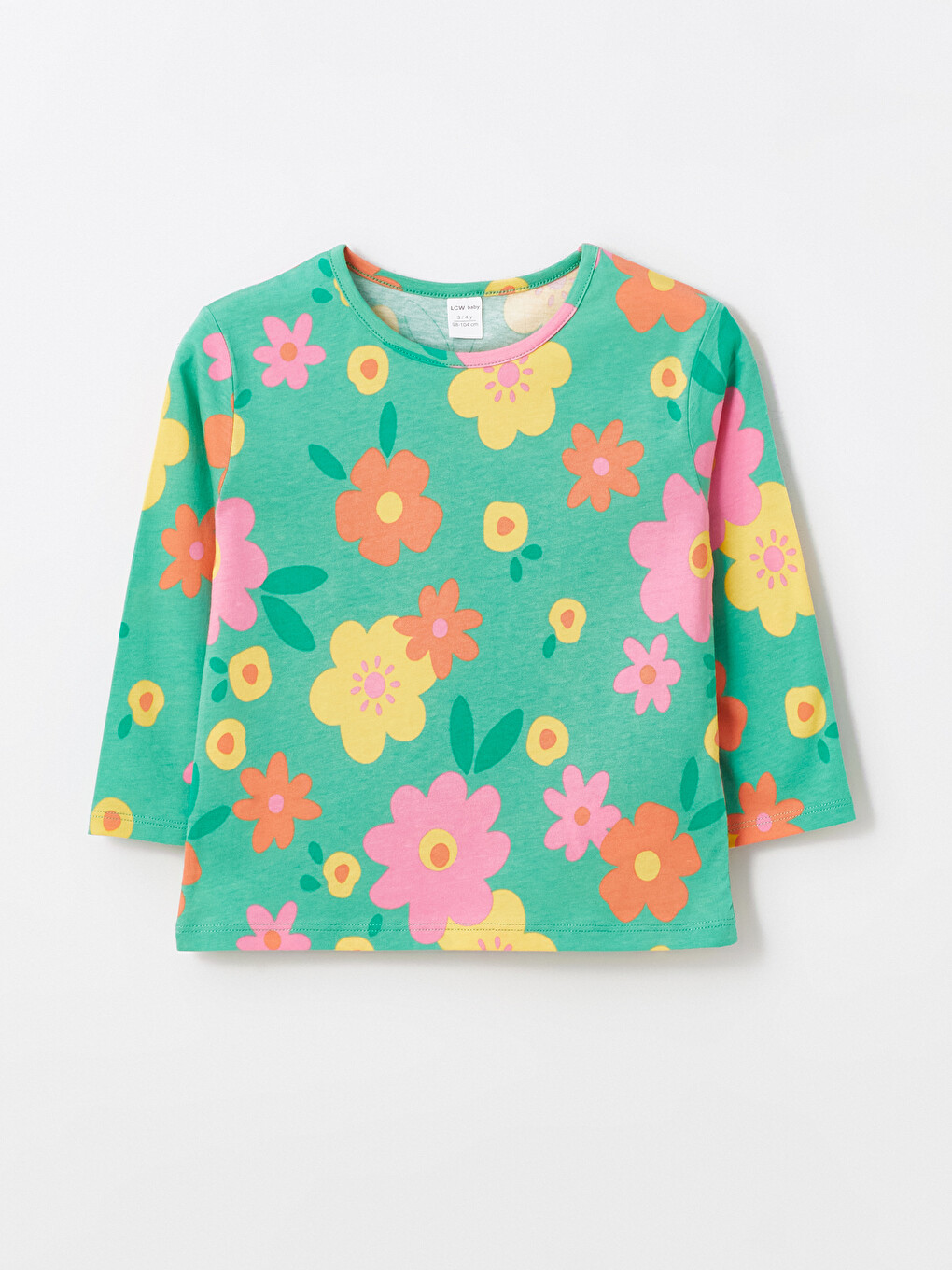 Crew Neck Long Sleeve Baby Girls' T-Shirt 2 Pack-1