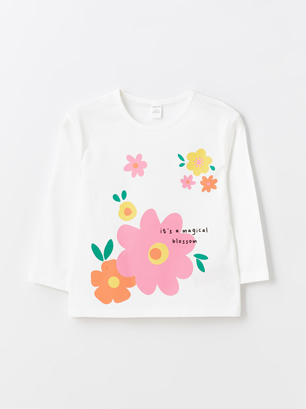 Crew Neck Long Sleeve Baby Girls' T-Shirt 2 Pack-4