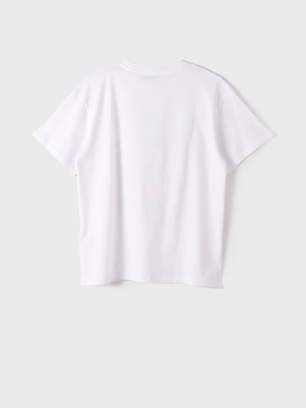 Crew Neck Printed Short Sleeve Women's T-Shirt-2