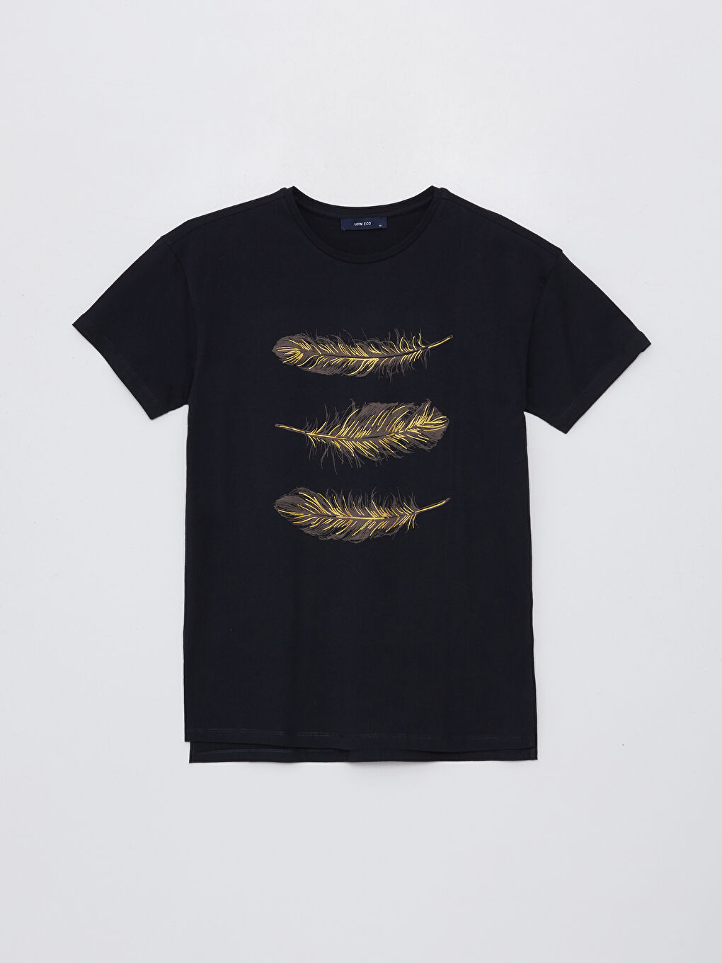 Crew Neck Printed Short Sleeve Women's T-shirt -S4H444Z8-SJN