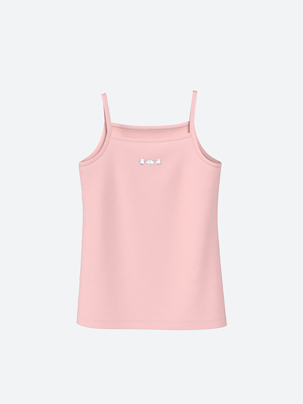 Square Collar Girls' Vest 2 Pack -S4H582Z4-FTG