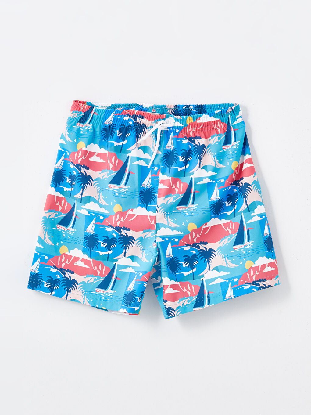 Crew Neck Boy Athlete and Marine Shorts -S4H680Z4-LQQ