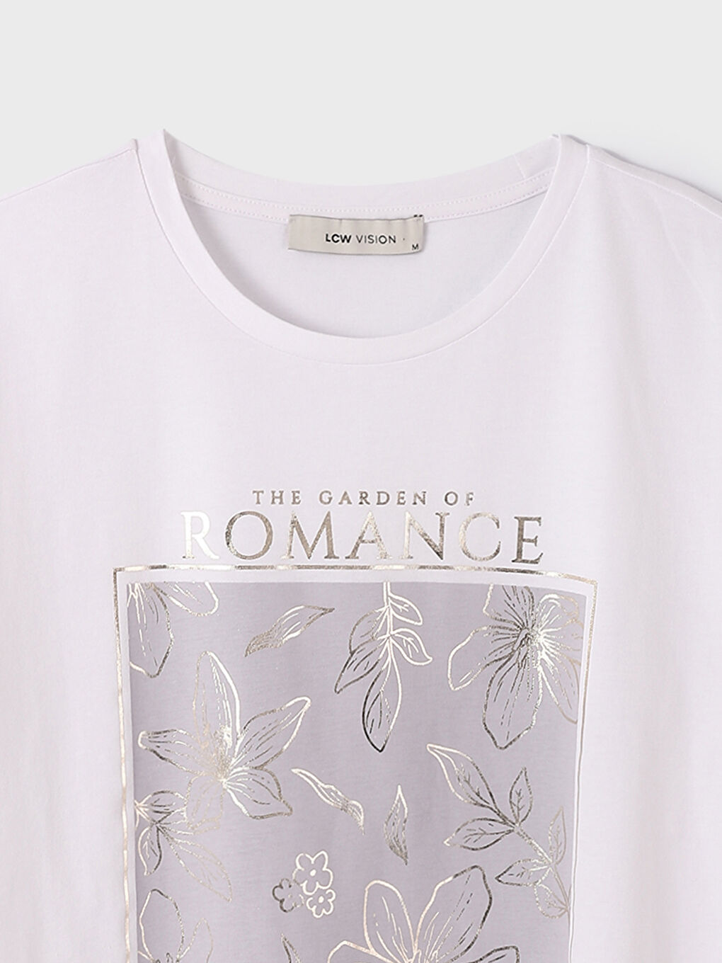 Crew Neck Short Sleeve Printed Women's T-Shirt-2