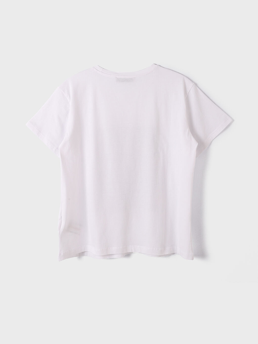 Crew Neck Short Sleeve Printed Women's T-Shirt-1