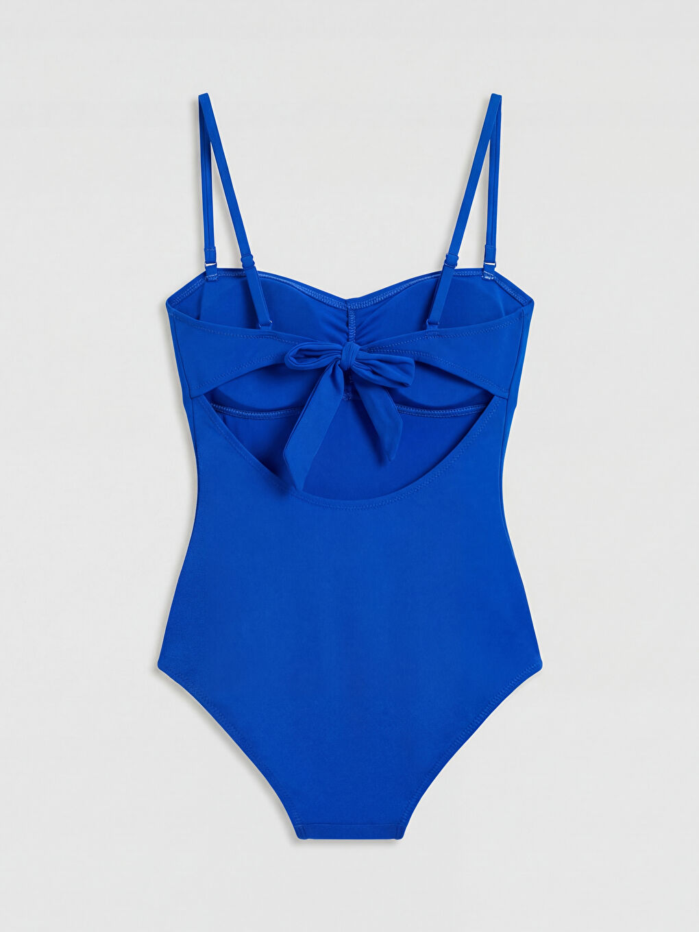 Kalp Yaka Düz Askılı Kadın Mayo-1