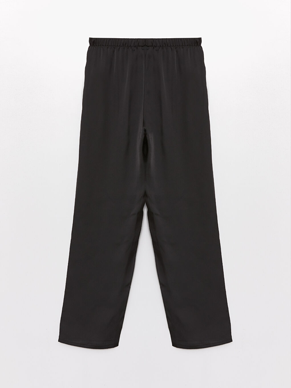 Siyah Beli Lastikli Kadın Pijama Alt-1