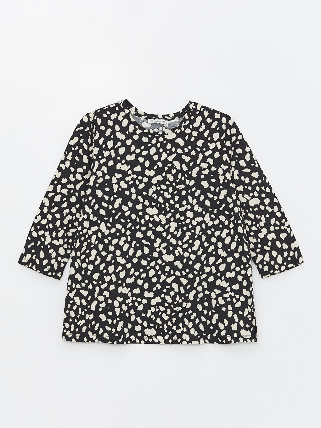 Crew Neck Patterned Women's Blouse -S4H734Z8-LQJ