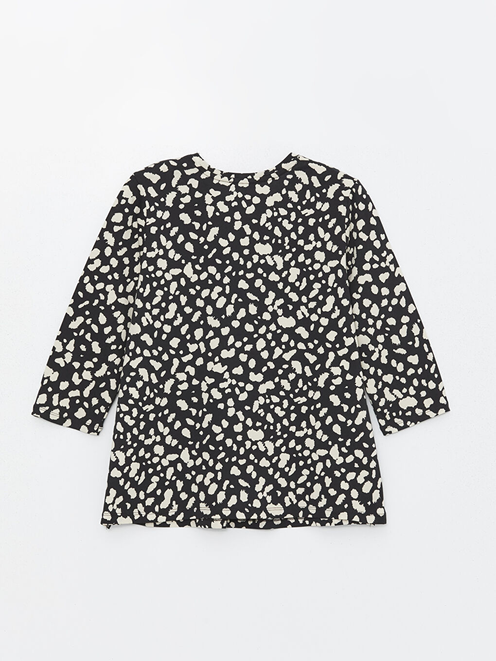 Crew Neck Patterned Women's Blouse -S4H734Z8-LQJ