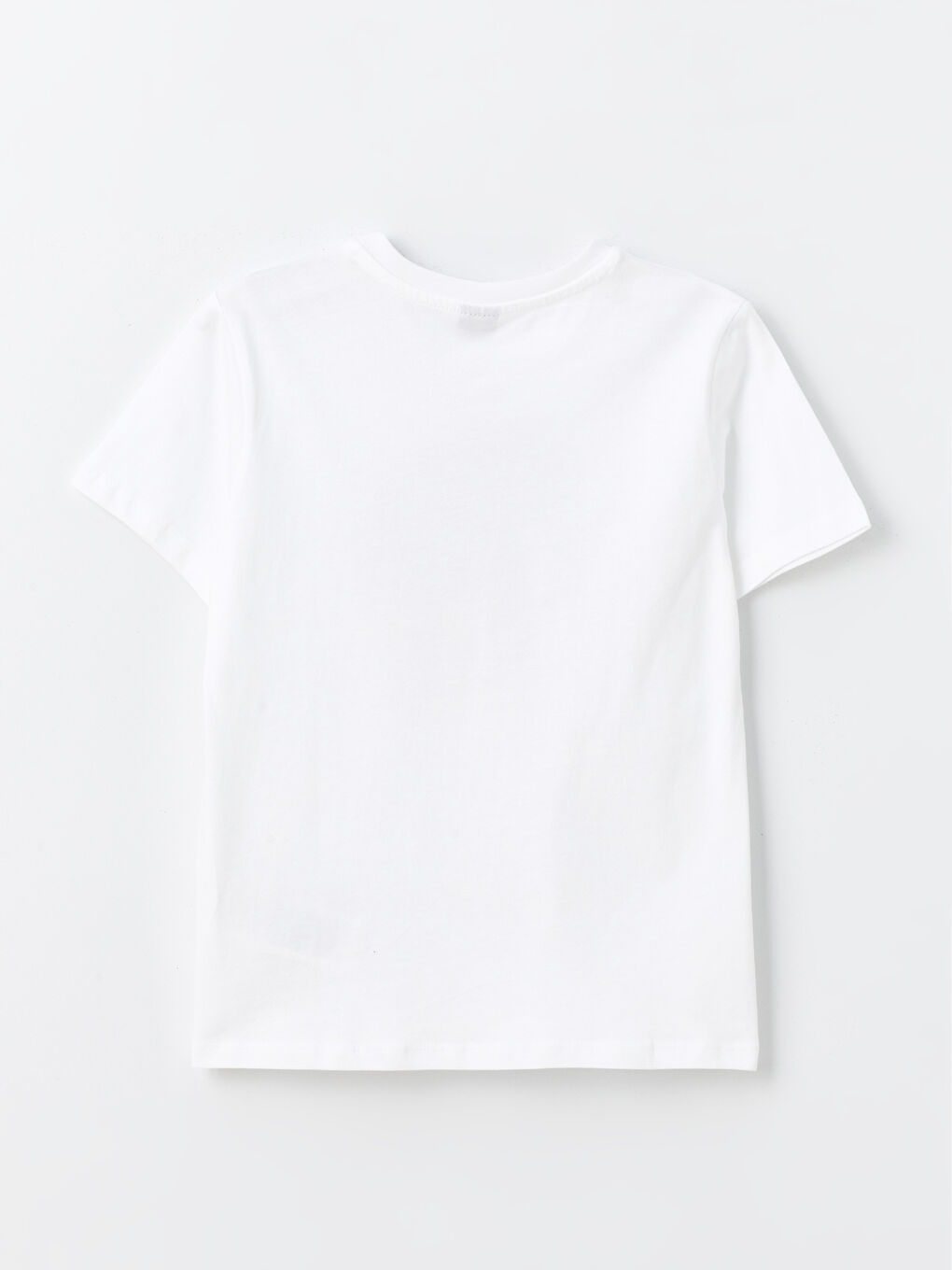 Beyaz Rahat Kalıp Nostaljik Maymun Baskılı Erkek Çocuk Tişört-1