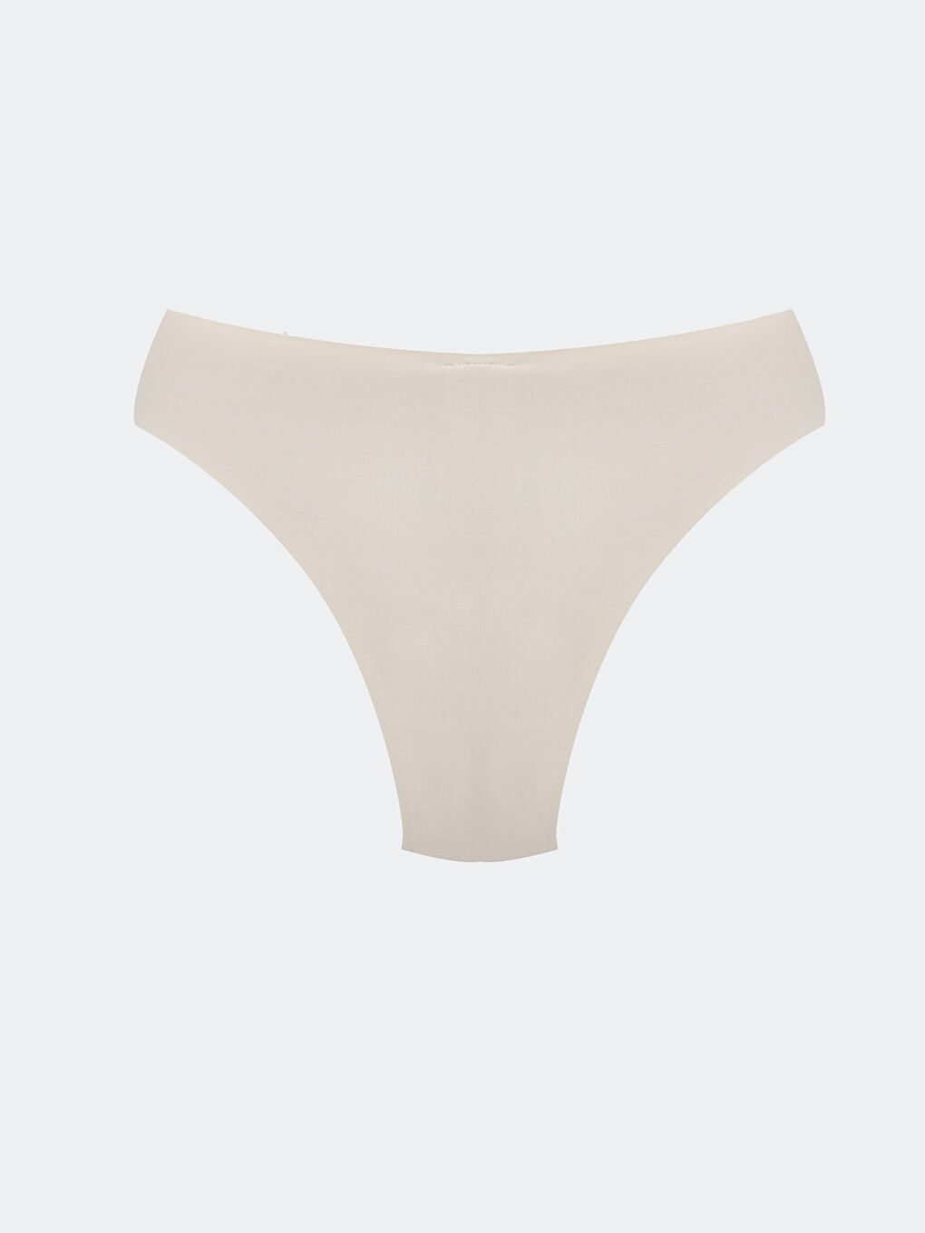 Bej Düz Lazer Kesim Brazilian Külot-1