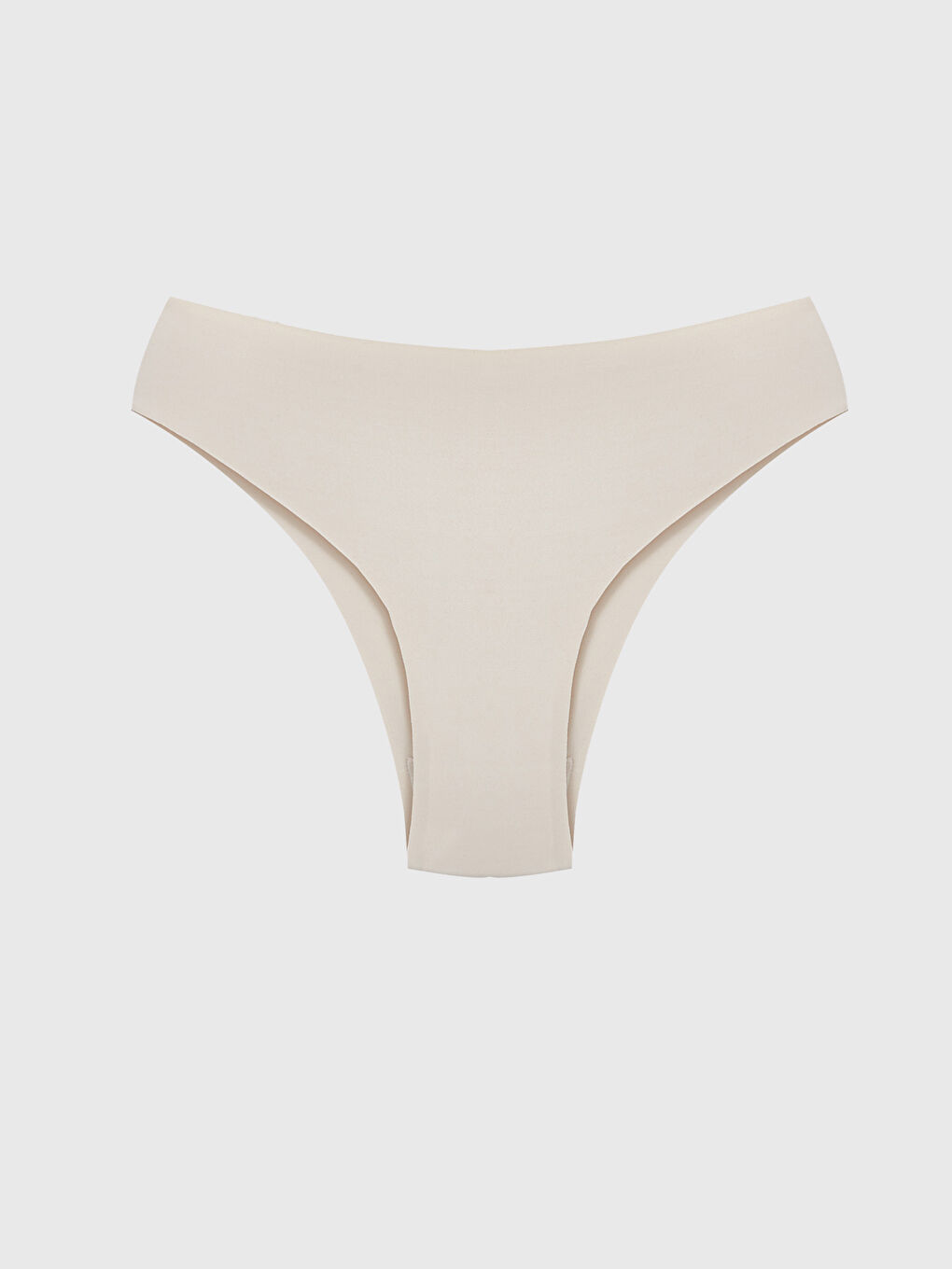 Pembe Düz Lazer Kesim Brazilian Külot