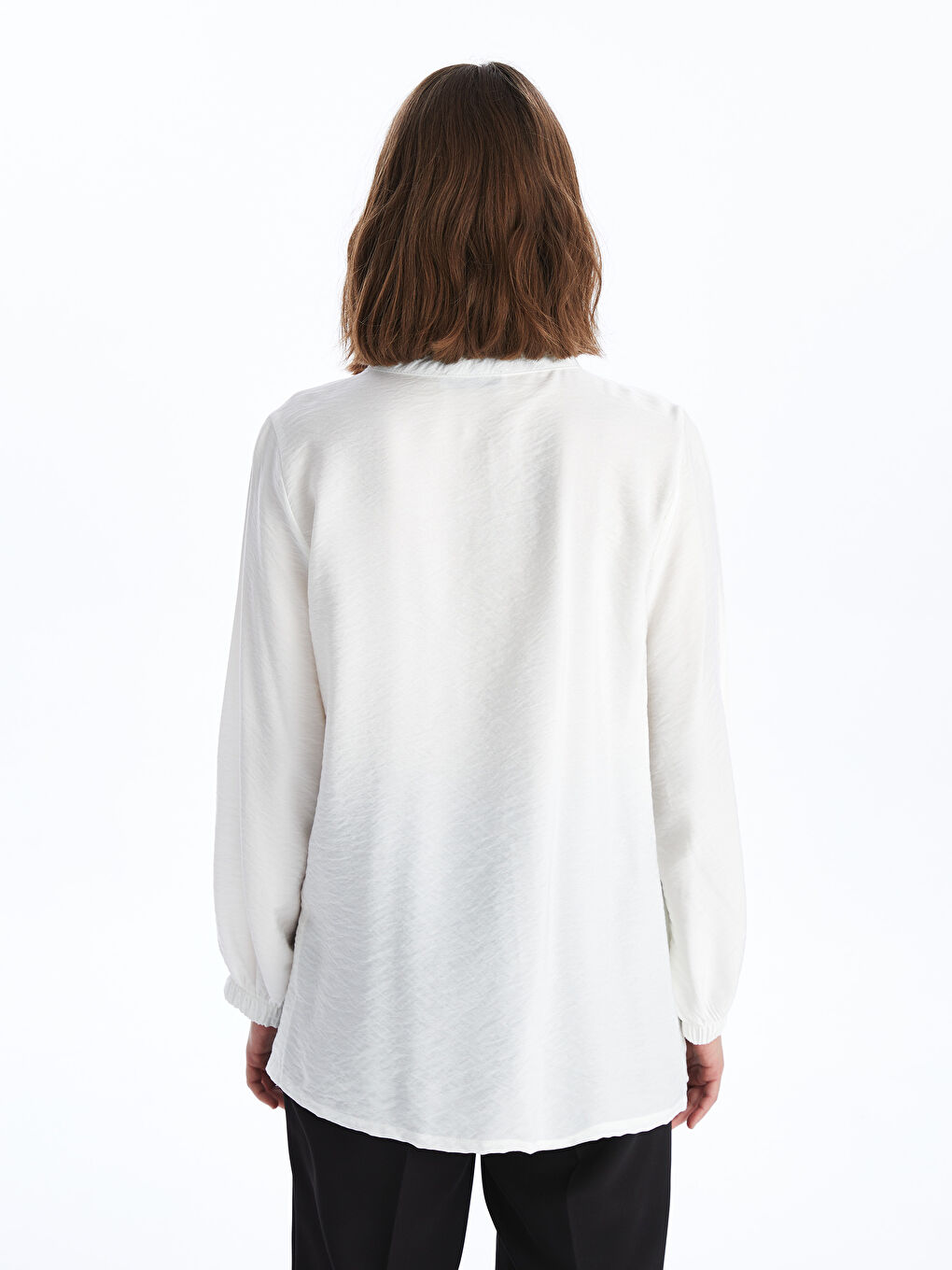 Crew Neck Regular Long Sleeve Women's Blouse -S4H978Z8-EEW