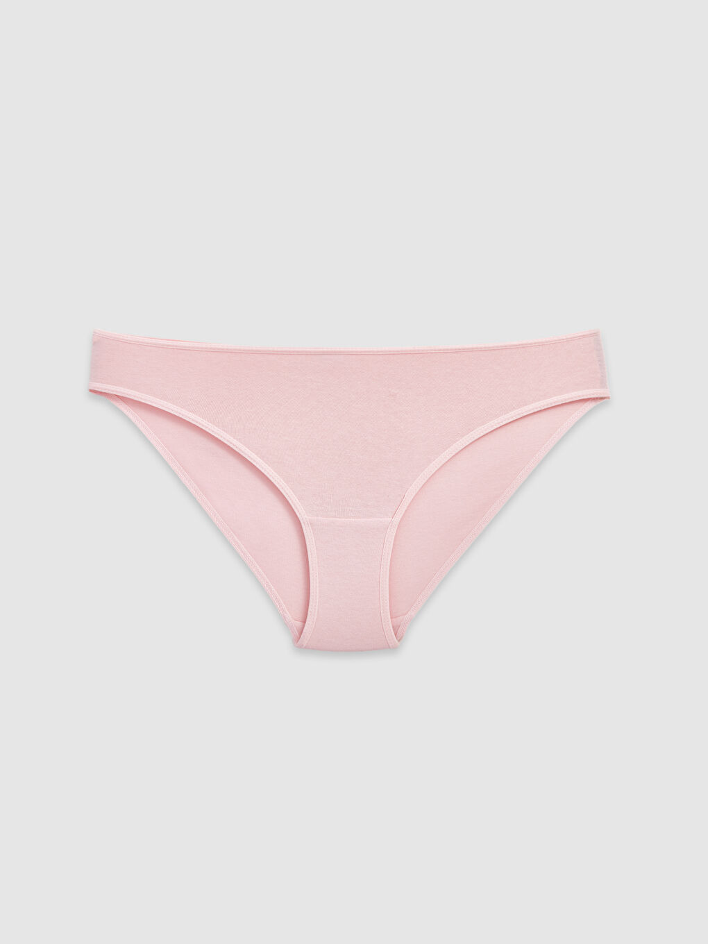 Pembe Düz Bikini Külot
