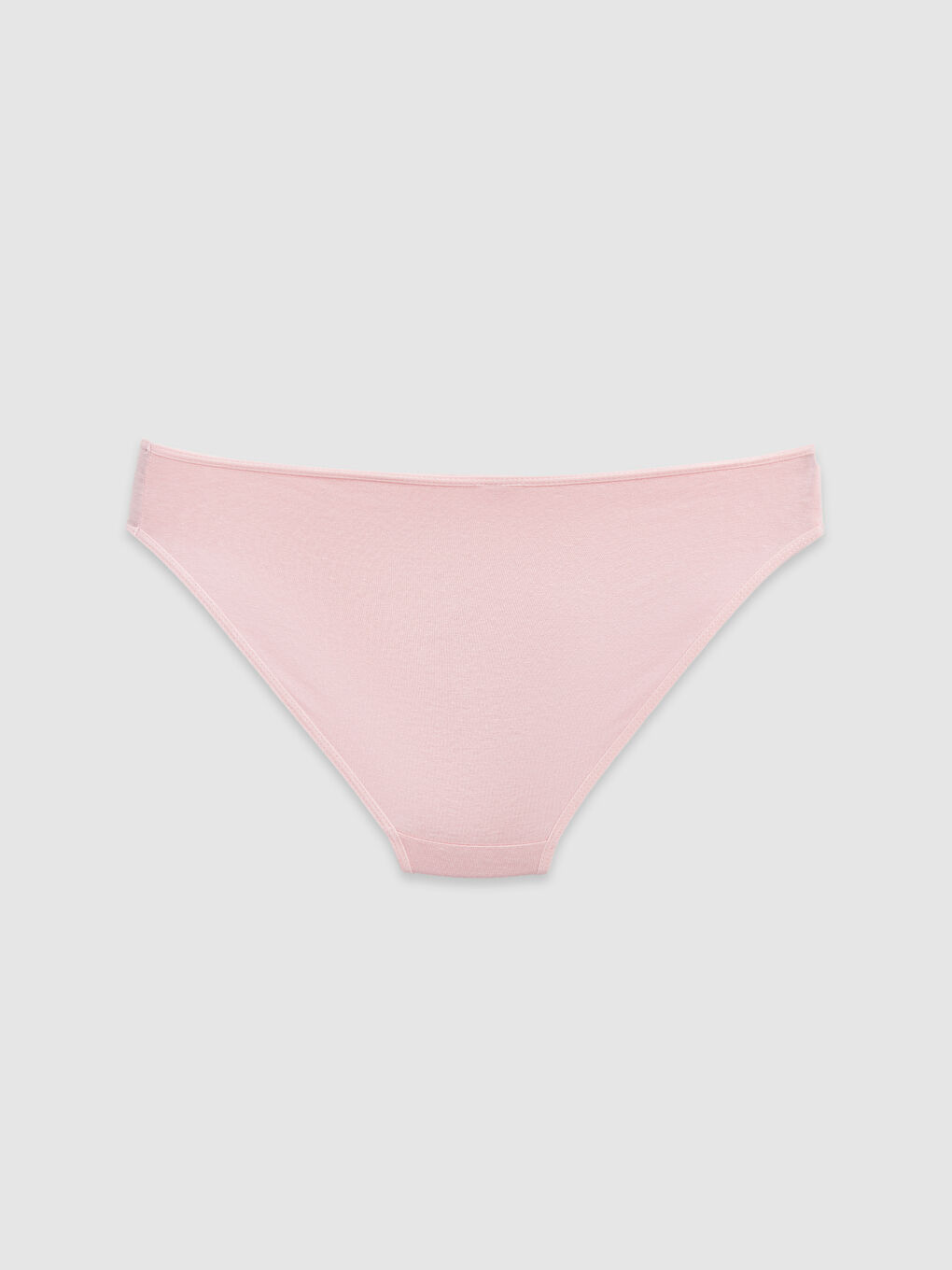 Pembe Düz Bikini Külot-1