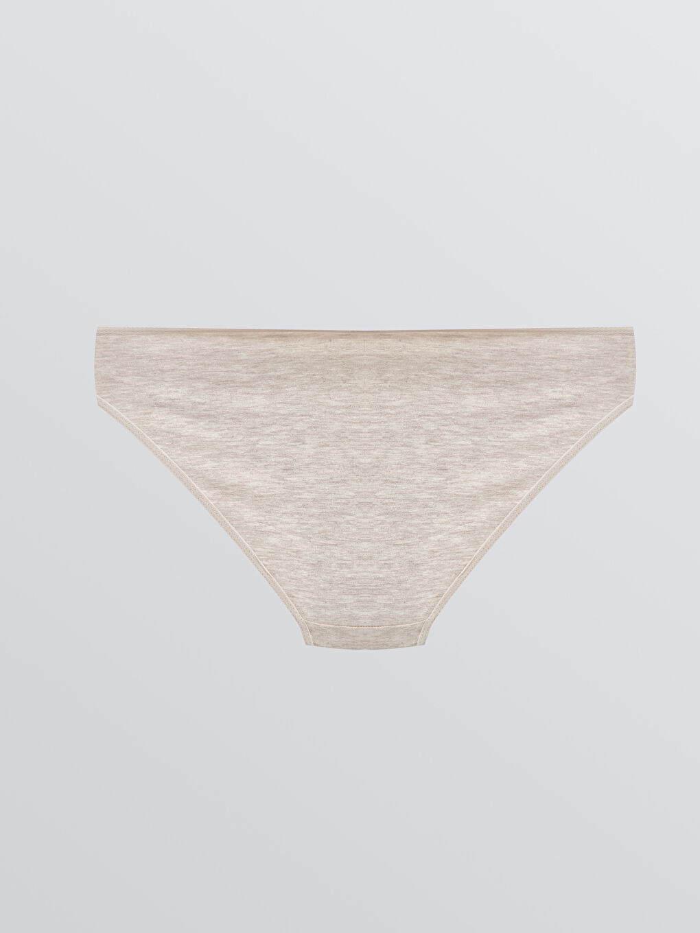 Bej Düz Bikini Külot-1