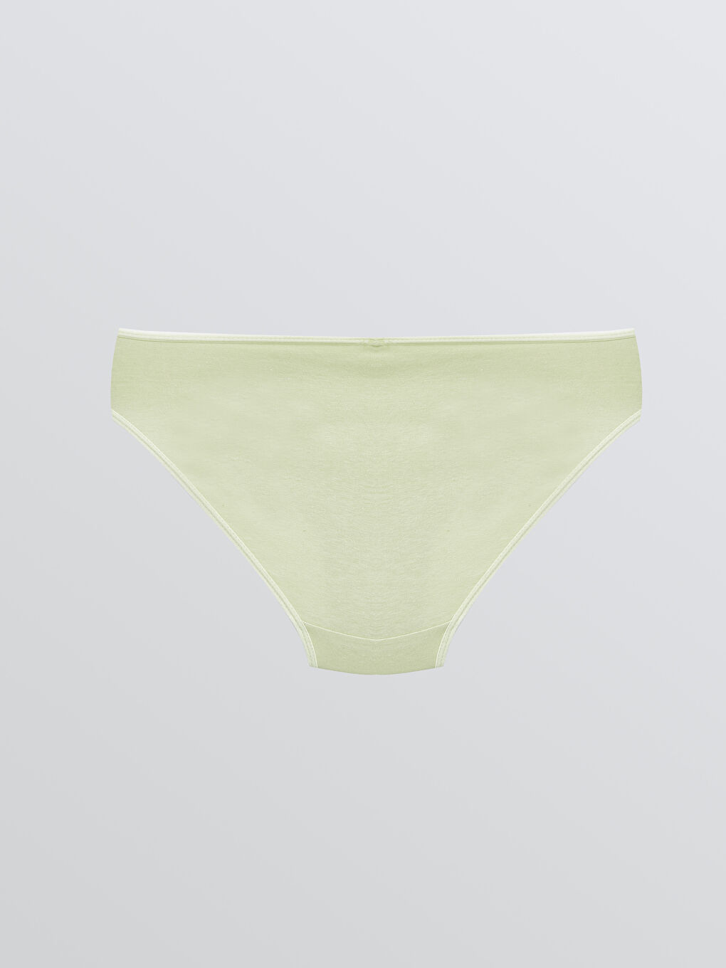 Yeşil Düz Bikini Külot-1