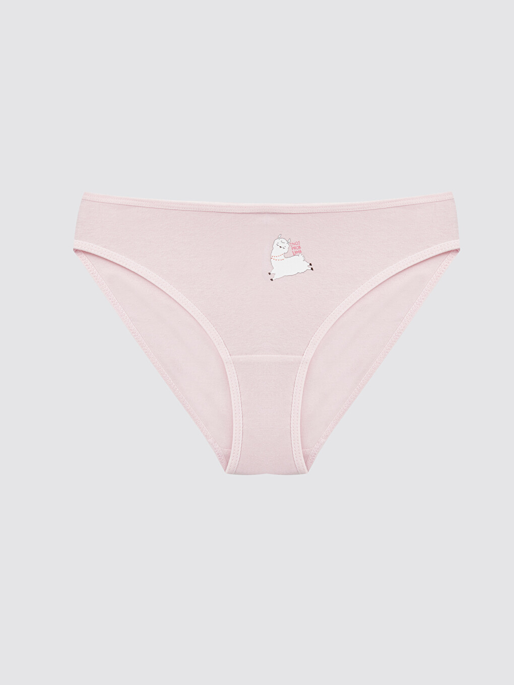 Pembe Baskılı Bikini Külot