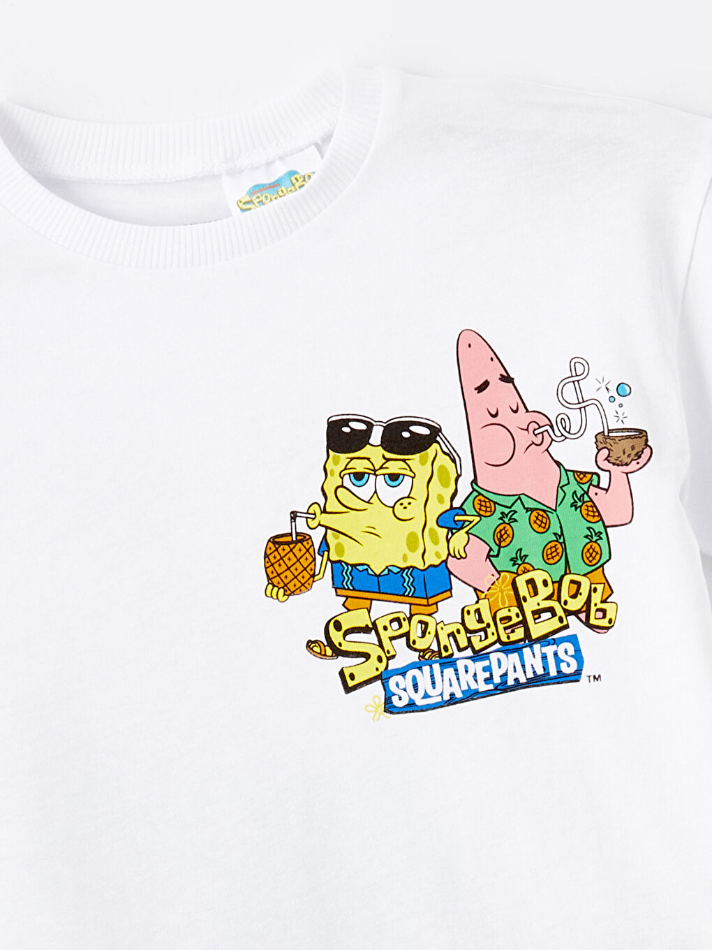 Crew Neck SpongeBob Printed Baby Boy T-Shirt -S4HA98Z1-Q6K