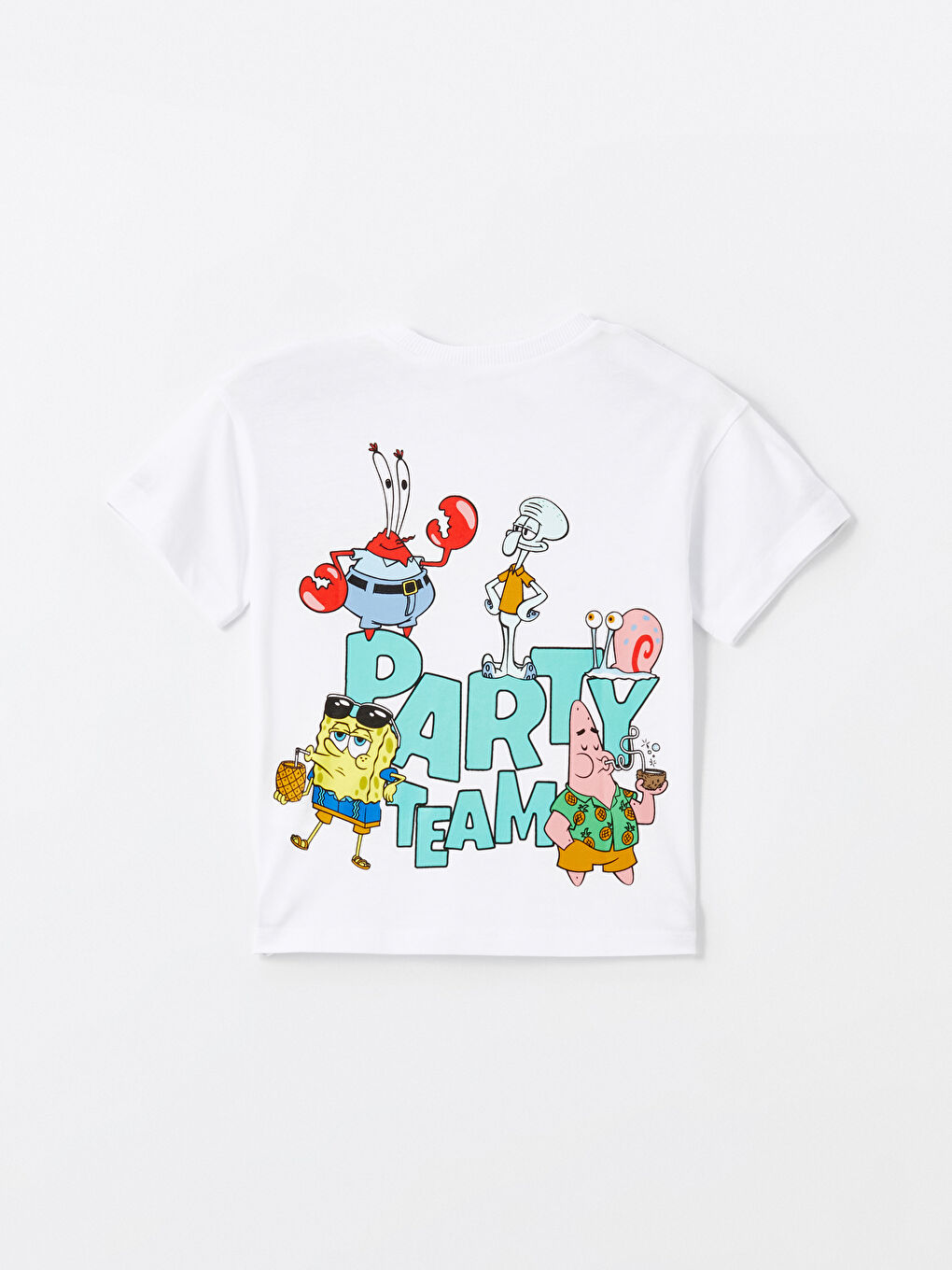 Crew Neck SpongeBob Printed Baby Boy T-Shirt -S4HA98Z1-Q6K