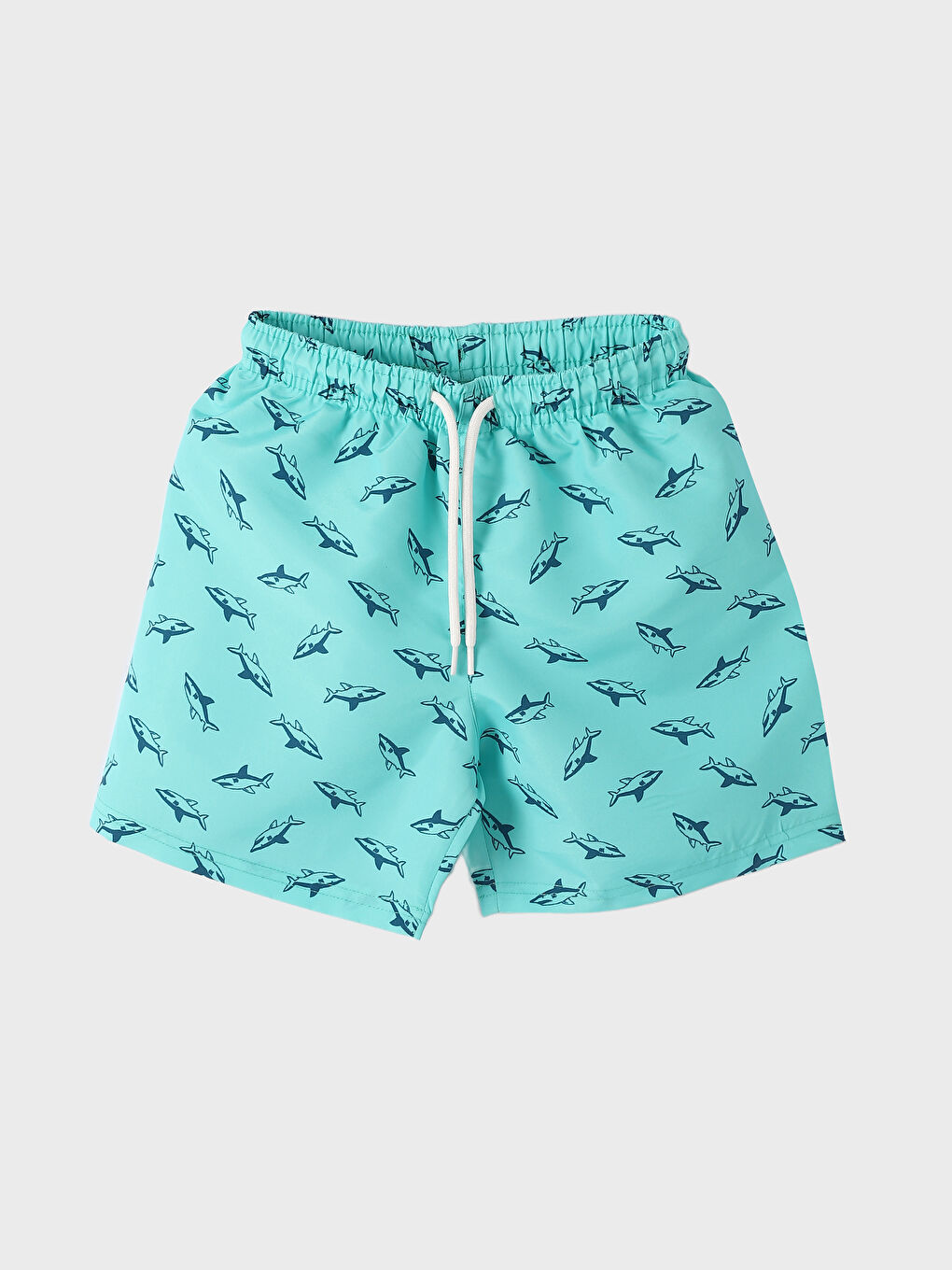 Elasticated Waist Patterned Boys' Swimming Shorts