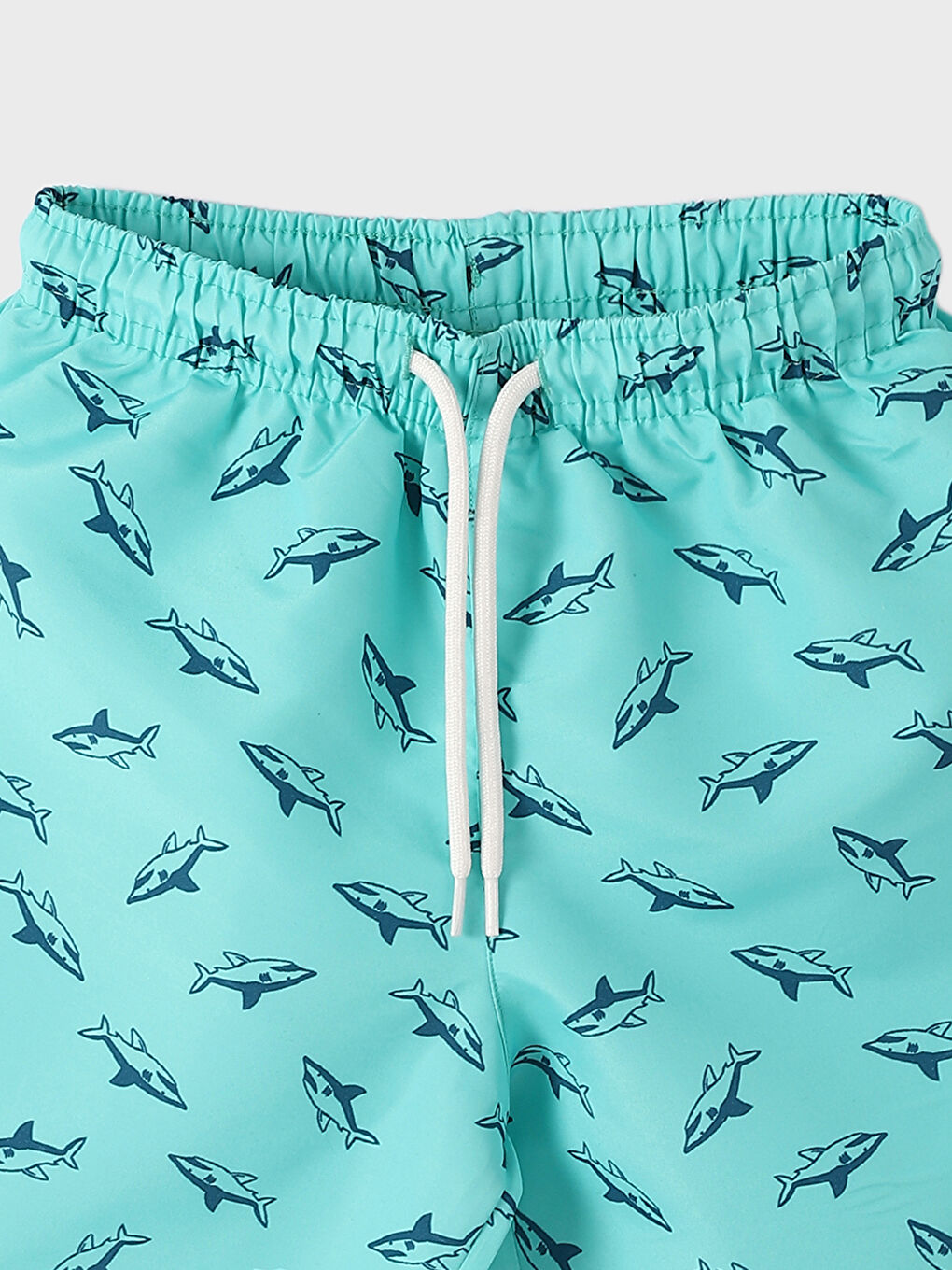 Elasticated Waist Patterned Boys' Swimming Shorts-2