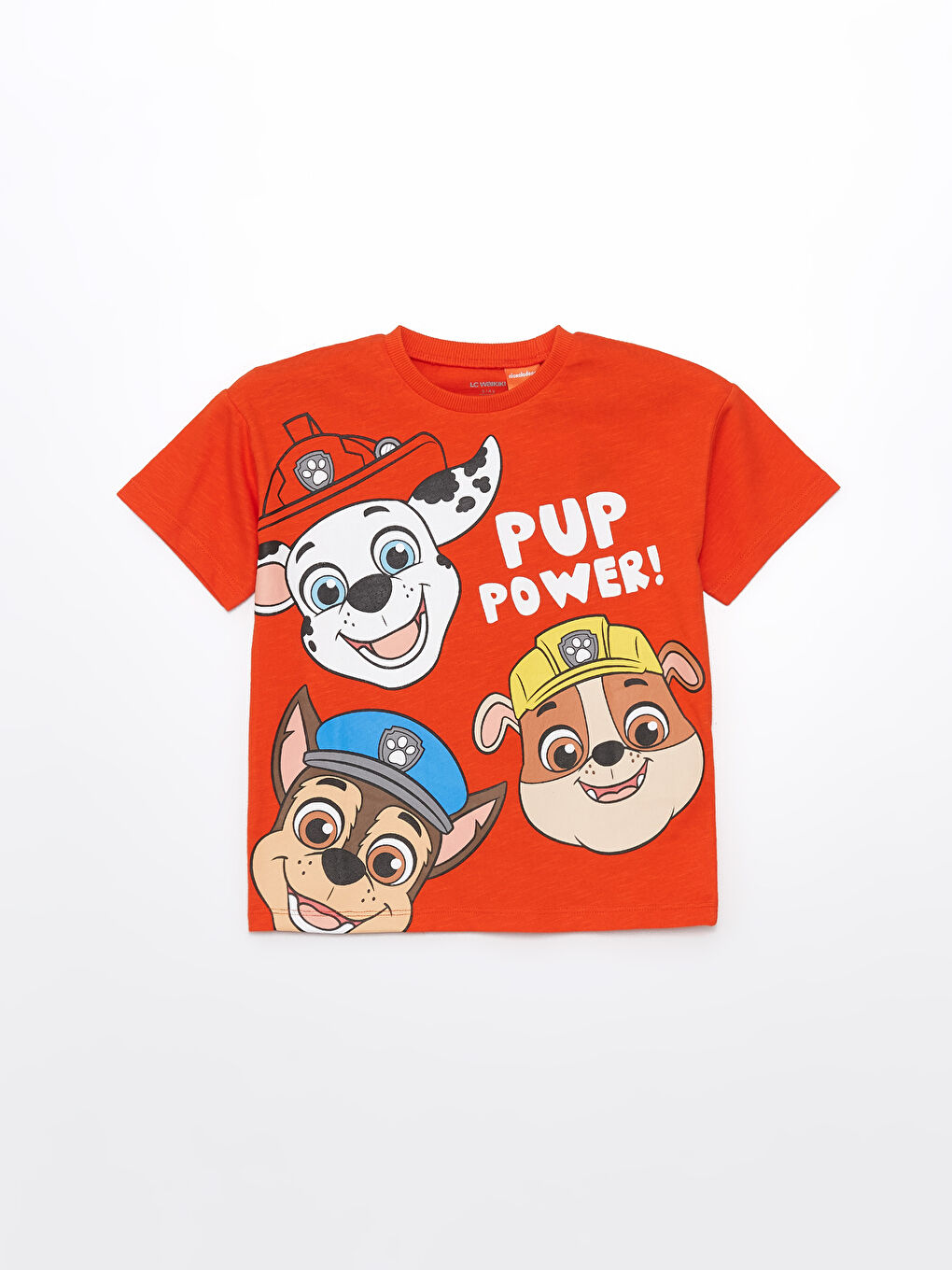 Crew Neck Paw Patrol Printed Baby Boy T-Shirt and Shorts Set of 2 -S4HB27Z1-GRM