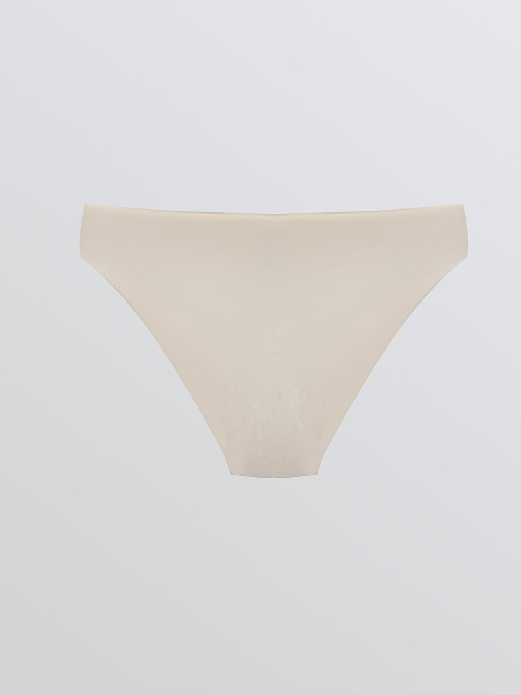 Bej Düz Hipster Külot-2