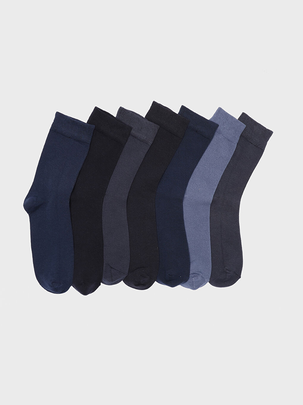 Plain Men's Ankle Socks 7 Pack-1