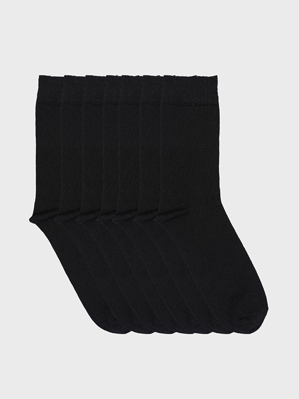 جوارب الكاحل سادة للرجال ٧ عبوات