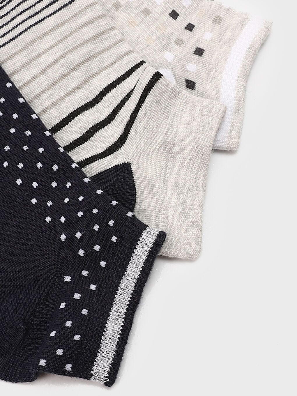 Patterned Men's Trainer Socks 5 Pack-2