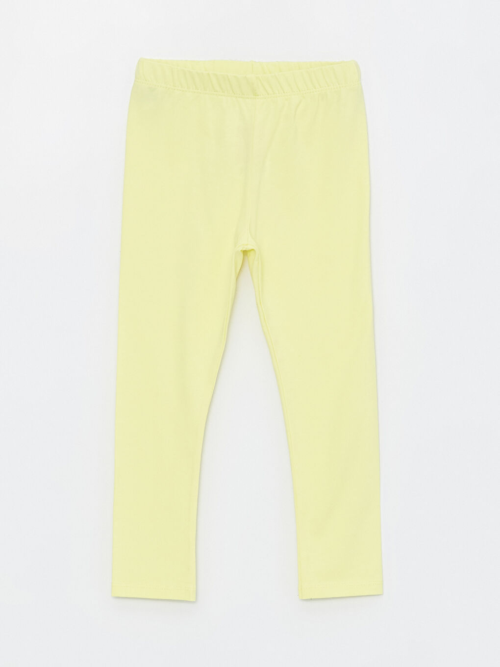 Sarı Beli Lastikli Kız Bebek Tayt