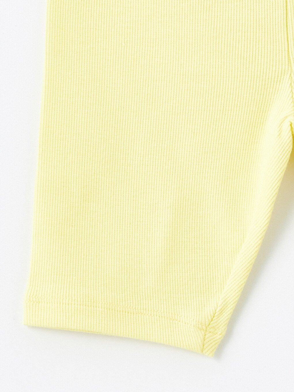 Sarı Beli Lastikli Basic Kız Çocuk Şort-2