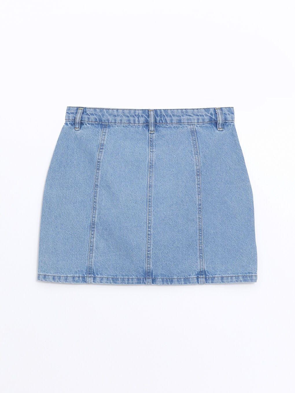 Standard Fit Women's Cargo Denim Skirt -S4HF44Z8-311
