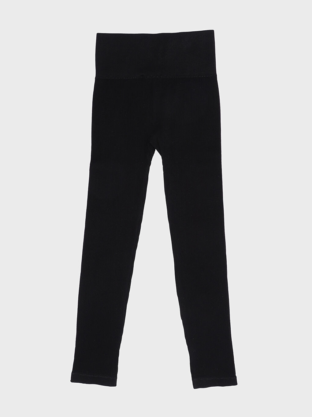 Plain Waistband Women's Ribbed Leggings -S4HF48Z8-CVL