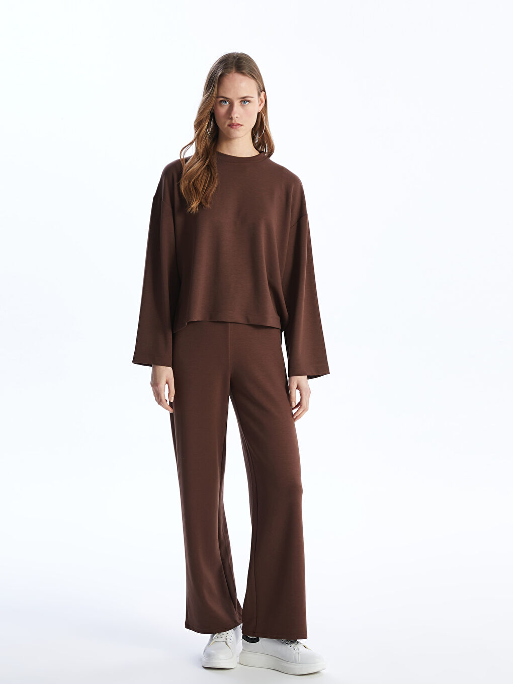 Women's Standard Fit Plain Sweatpants -S4HF55Z8-HKQ