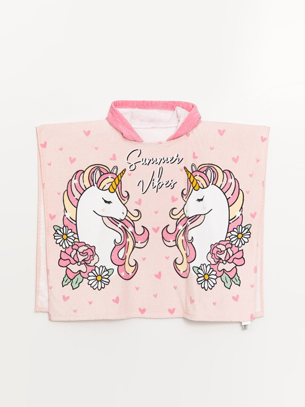 қыздарға арналған капюшонды жағажай сүлгісі