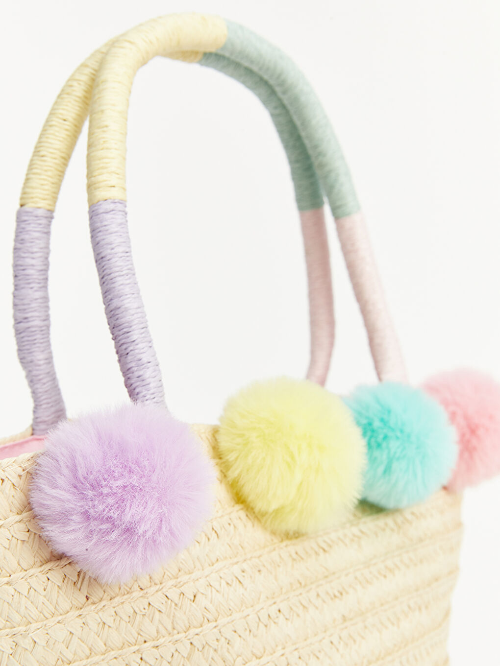 Girl's Straw Handbag -S4HG36Z4-R81