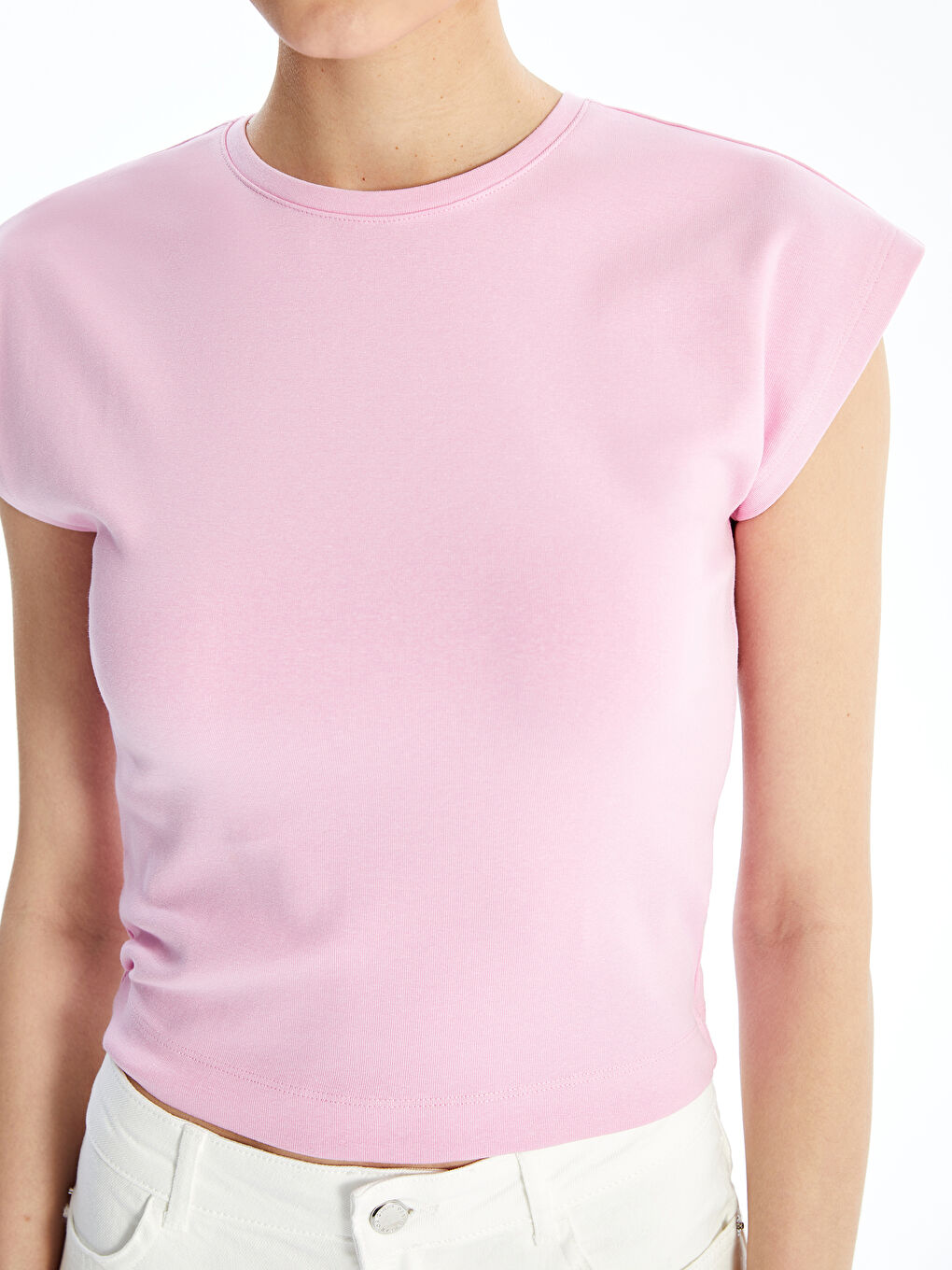 LCW Vision T-shirt à col rond pour Femmes -S4HH45Z8-QY7