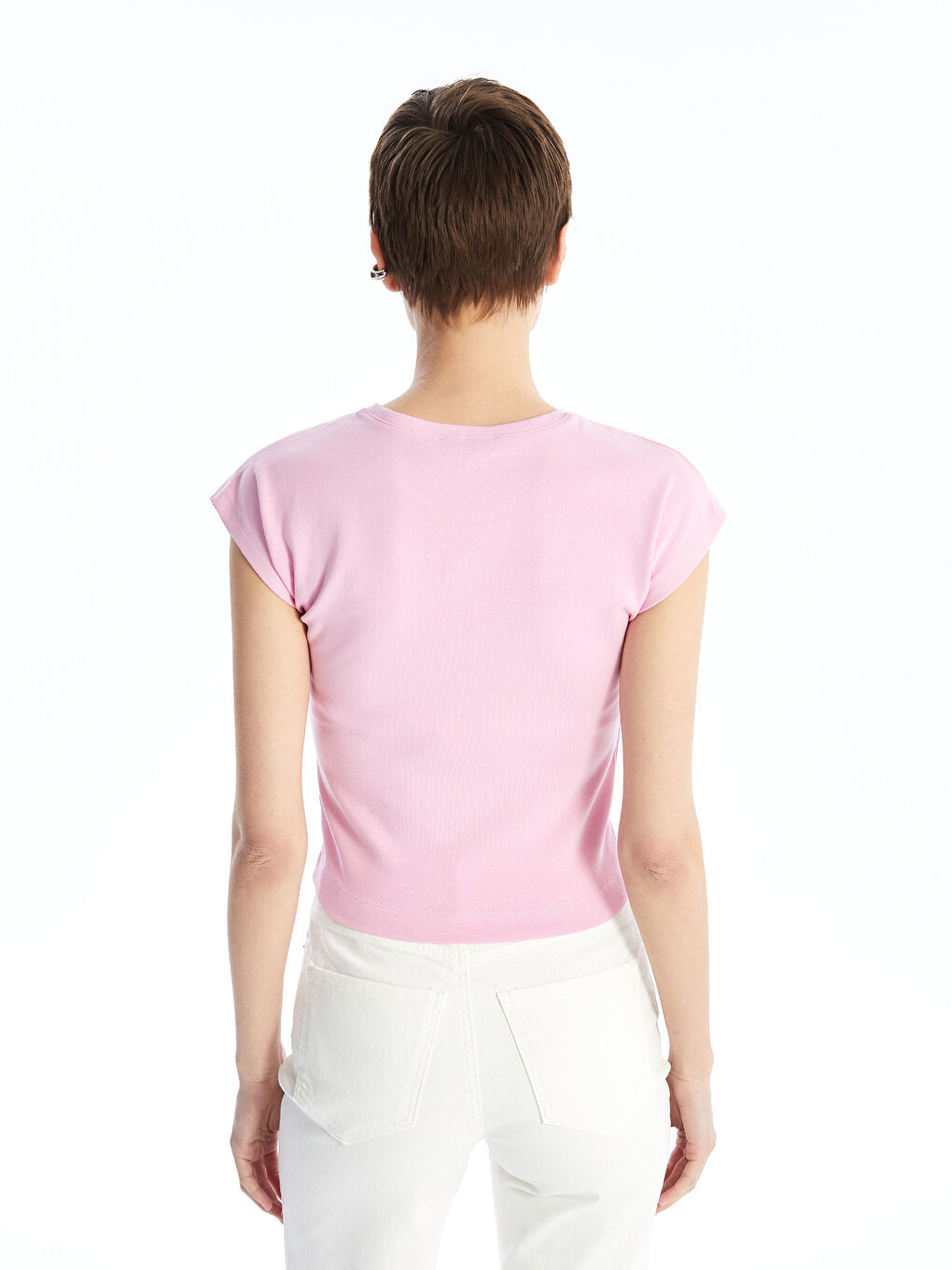 LCW Vision T-shirt à col rond pour Femmes -S4HH45Z8-QY7