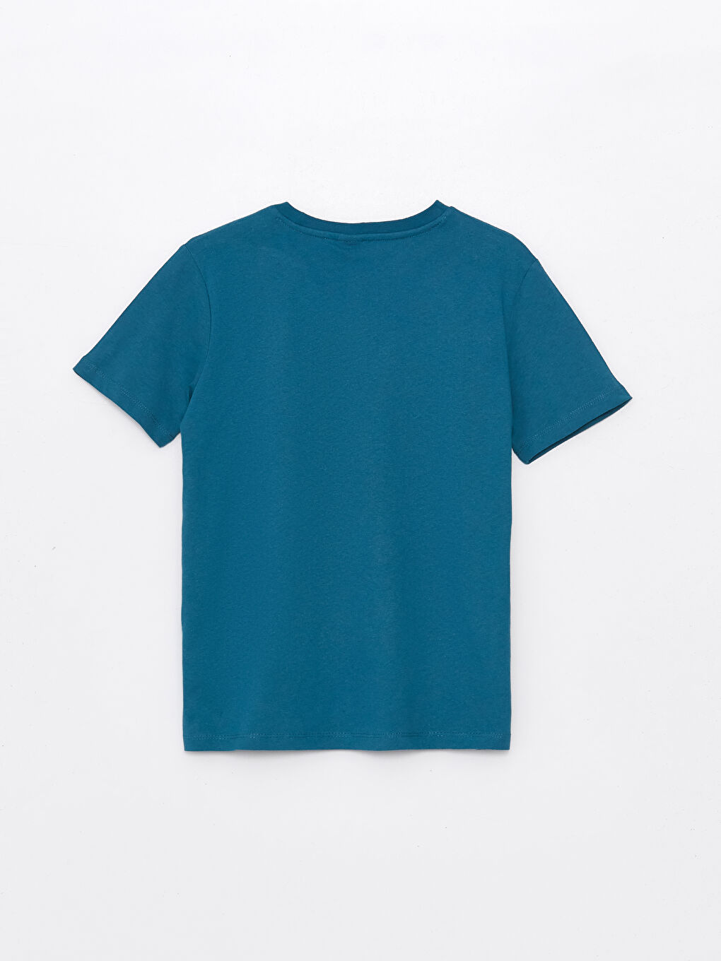 Crew Neck Printed Short Sleeve Boys' T-Shirt-1