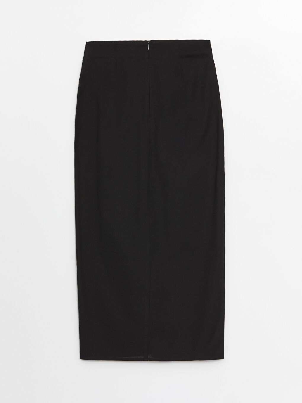LCW Vision Standard Fit Plain Linen Blend Women's Skirt -S4HH78Z8-CVL