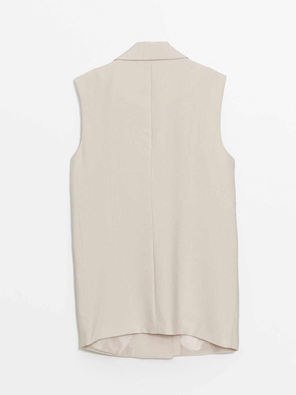 Jacket Collar Plain Satin Women's Classic Vest -S4HH86Z8-FHL