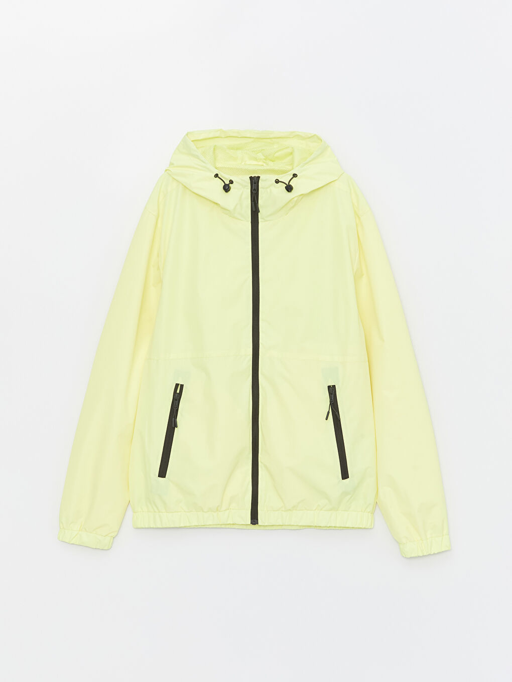 بالطو مطر بفتحة عادية بكابوش للرجال-6